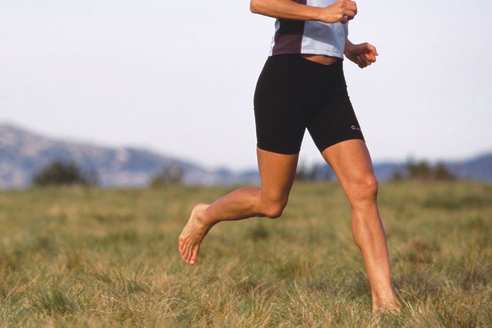 the barefoot runner