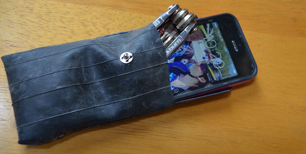 bike tube wallet