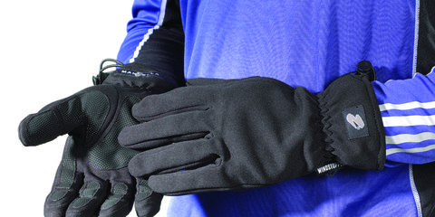 Sleeve, Wrist, Electric blue, Cobalt blue, Safety glove, Glove, Gesture, Cuff, Thumb, Pocket, 
