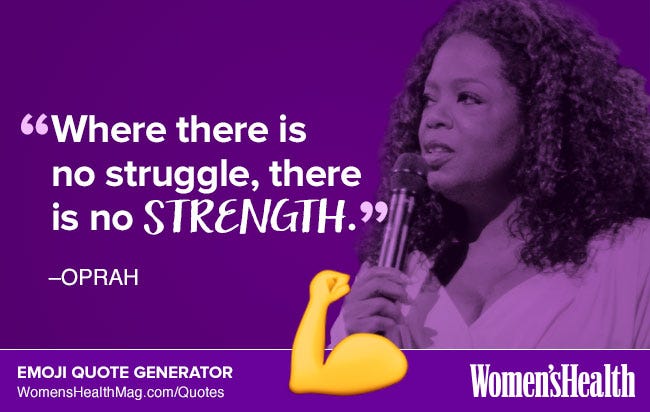 Here's Your Inspirational Quote from Oprah | Women's Health