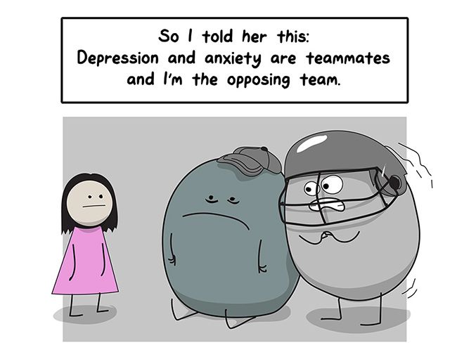 Comic Strip Depression Anxiety | Prevention