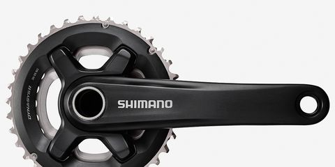 Shimano's MT700 crank is now offered with a 34/24 chainring combo