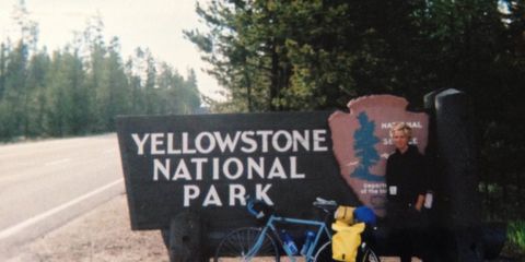 Cait at Yellowstone