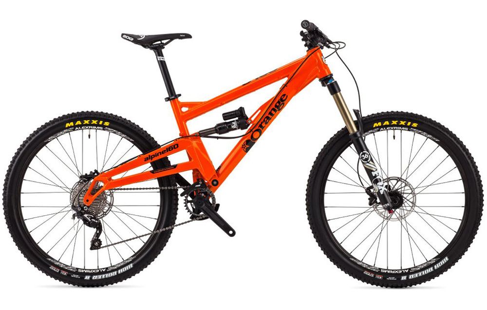 orange downhill bikes