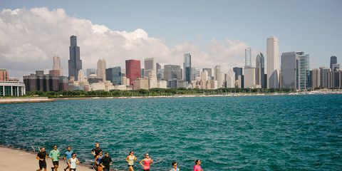 runners in Chicago
