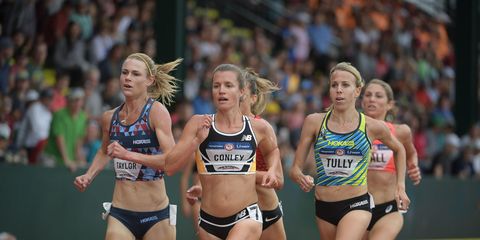 Kim Conley races 5,000 meters at 2016 Olympic Trials