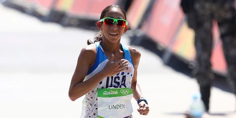 Desiree Linden at 2016 Olympics