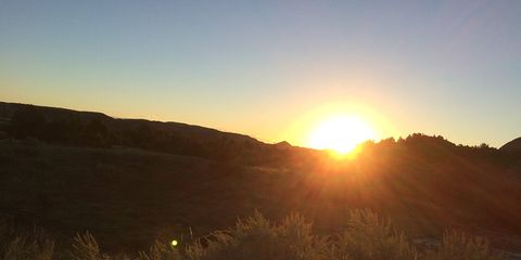 Badlands sunrise