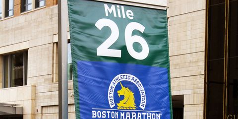 Mile Marker 26 at the Boston Marathon