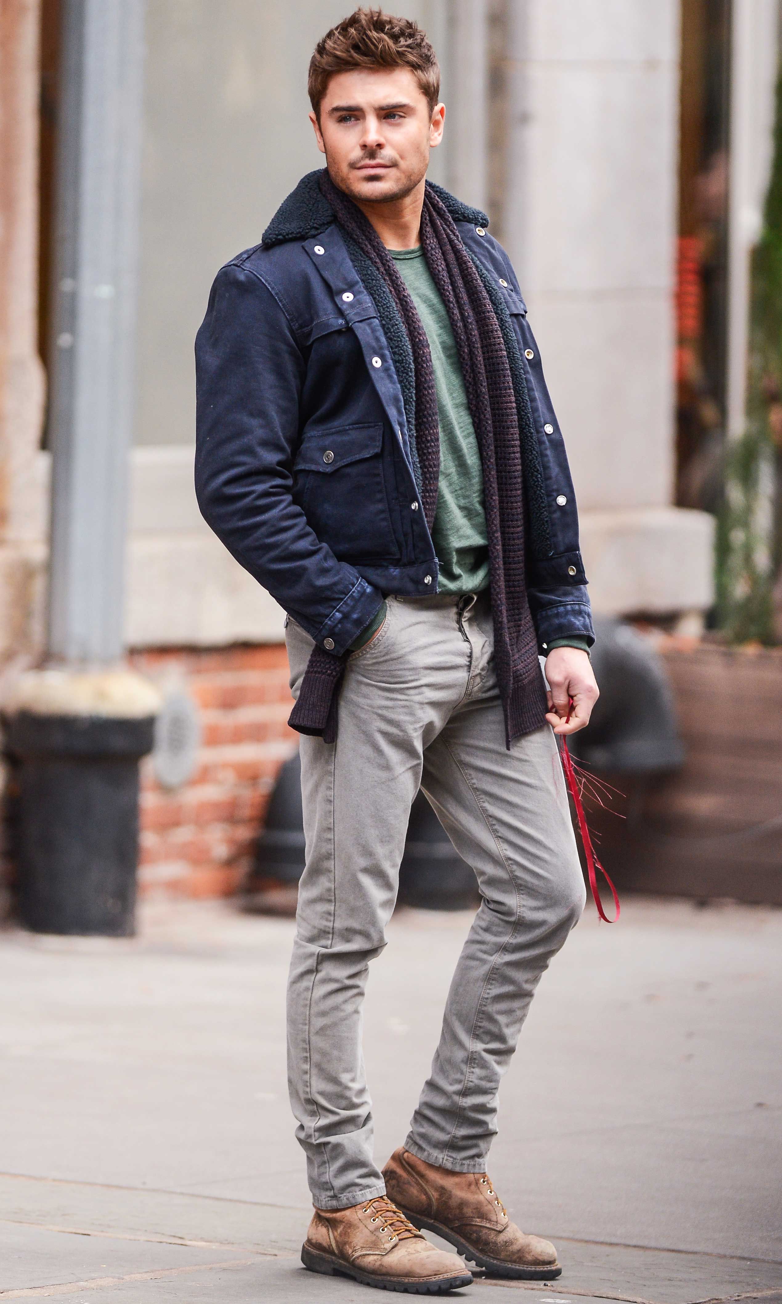 men's outfits with jean jackets
