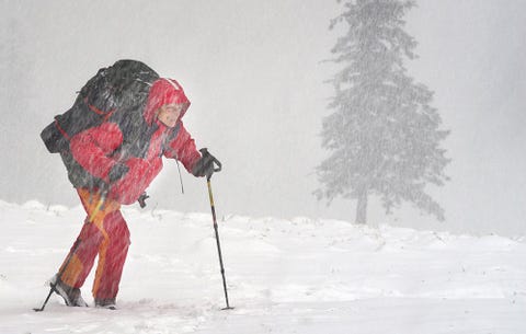 Image result for hiking in snow storm