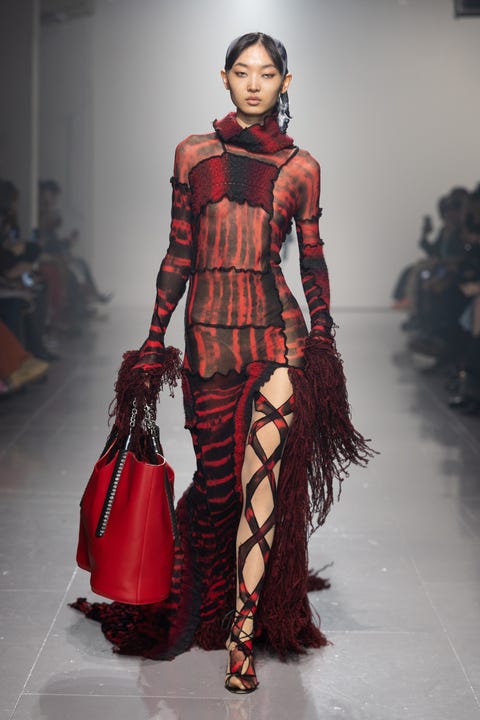 asai presents his catwalk show as part london fashion week aw23