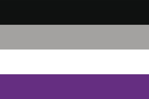 asexual and demisexual pride flag vector illustration a graphic element