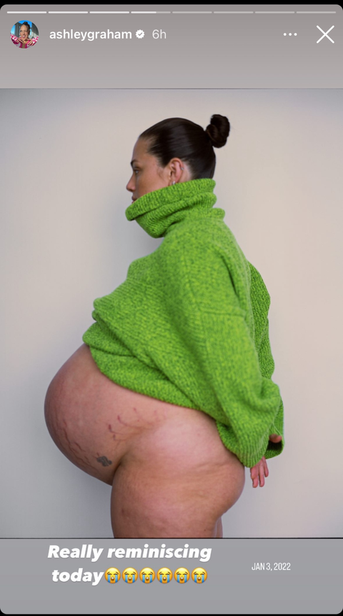 Ashley Graham Naked Pregnancy Photo