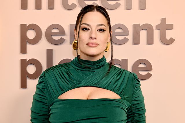 new york, new york february 04 ashley graham attends the 2023 fifteen percent pledge gala at new york public library on february 04, 2023 in new york city photo by jamie mccarthygetty images
