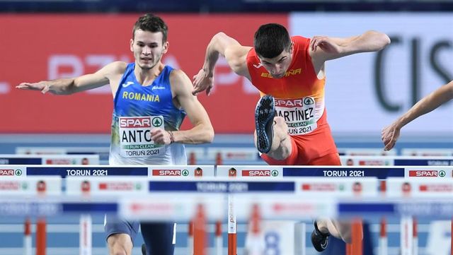 asier martínez compite en las semifinales de los campeonatos de europa de atletismo en pista cubierta de torun