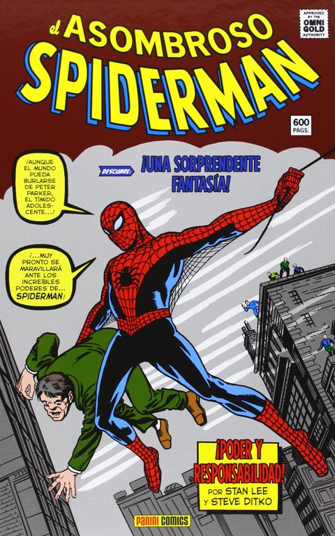 El Asombroso Spiderman. ¡Poder Y Responsabilidad! (Marvel Gold) Tapa dura Stan Lee