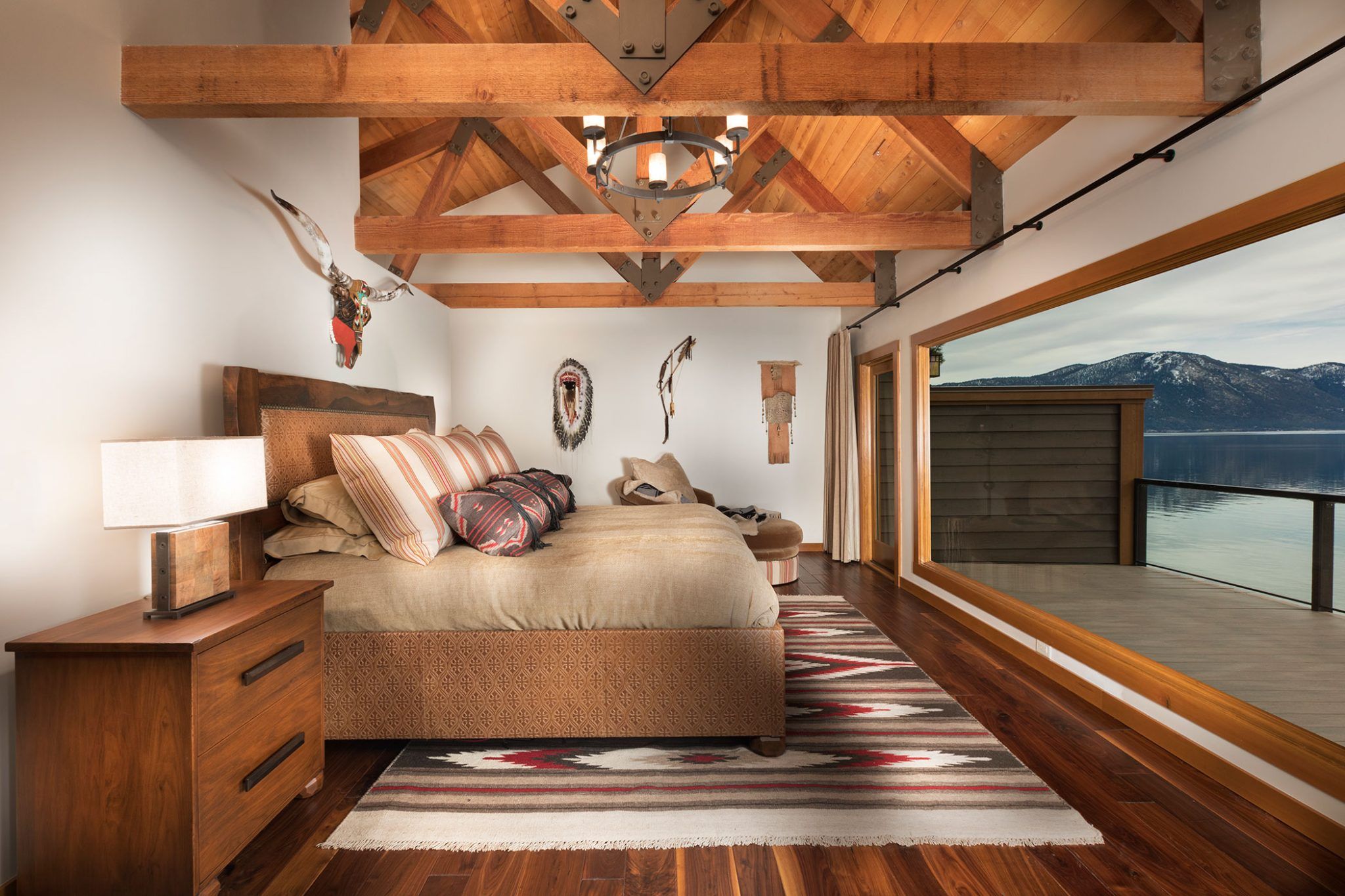 Modern Cabin Bedroom Decor