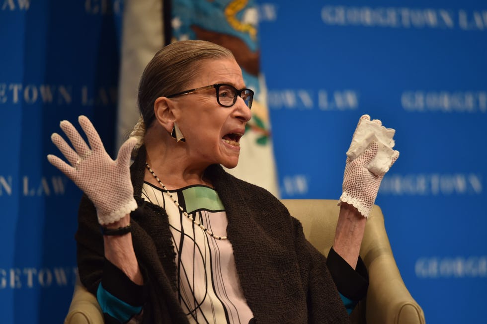 RBG Returns to Work to Fight the Wall in Hand-to-Hand Combat