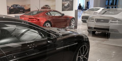 first aston martin dealership opens in russia