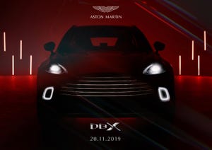 Aston Martin DBX teaser