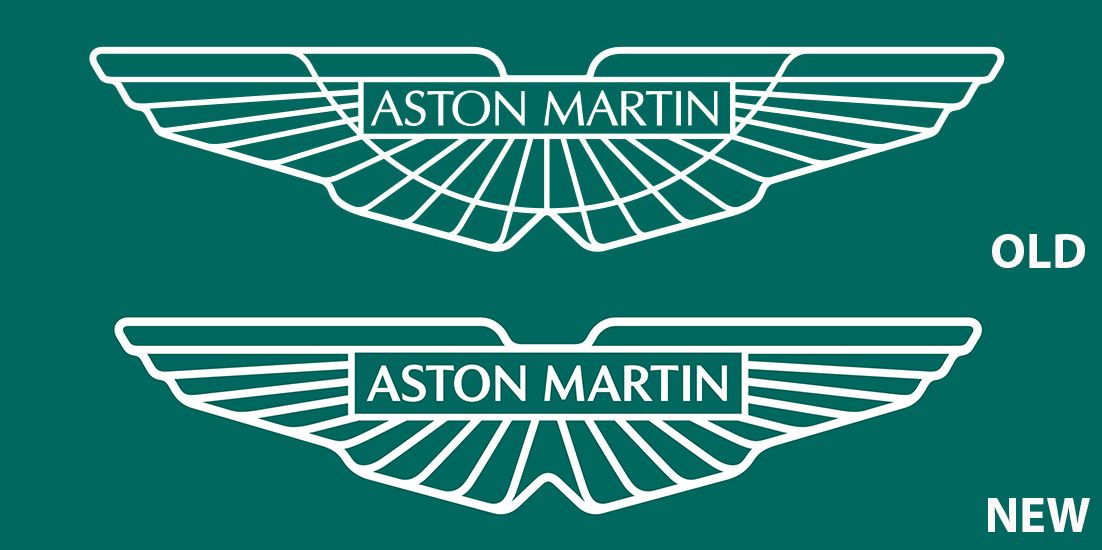 Can You Spot The Differences Between Aston Martin's New and Old Logos?