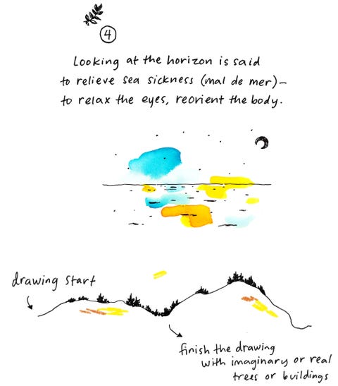 mia nolting, poem, how to draw the horizon