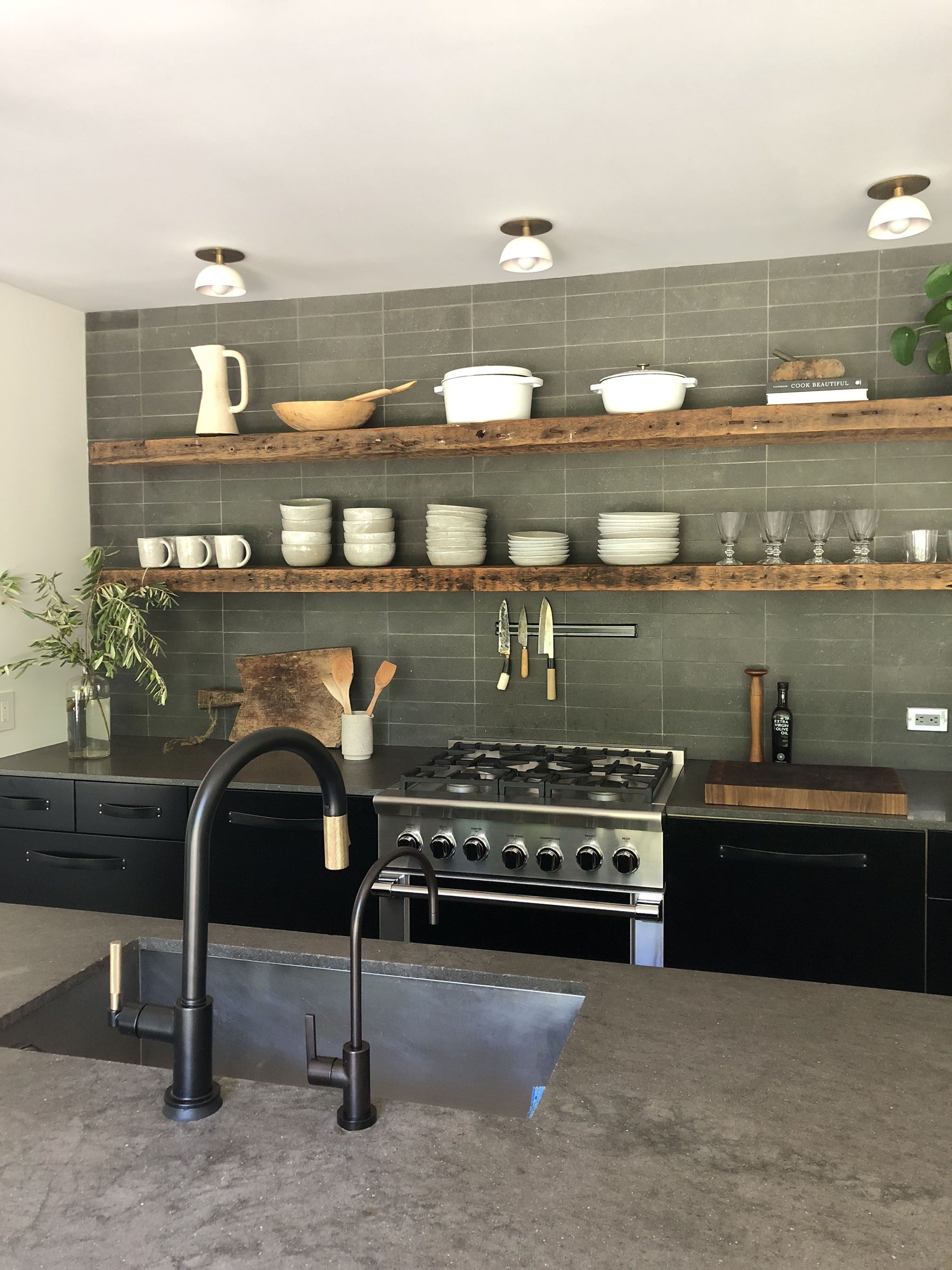 kitchen shelves