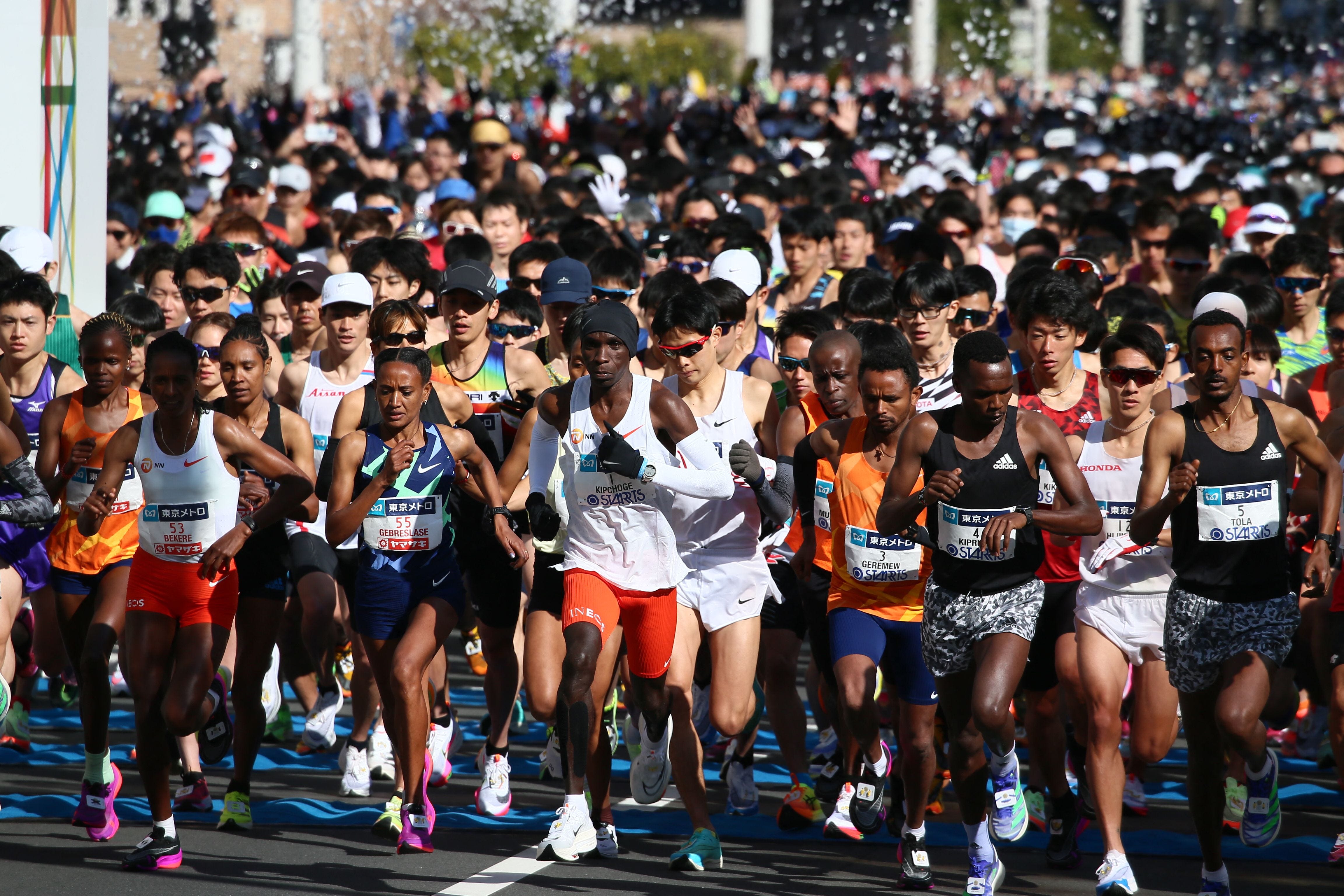 Kipchoge, Kosgei Run Fastest Marathons on Japanese Soil in Tokyo Marathon Wins