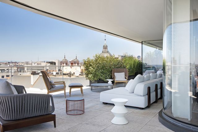 Un ático-dúplex con terraza en el barrio de Salamanca de Madrid