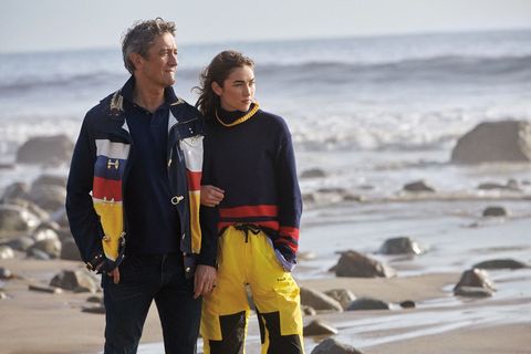 Personal protective equipment, Beach, Yellow, Workwear, Sea, Wetsuit, Coast, Ocean, Outerwear, Tourism, 