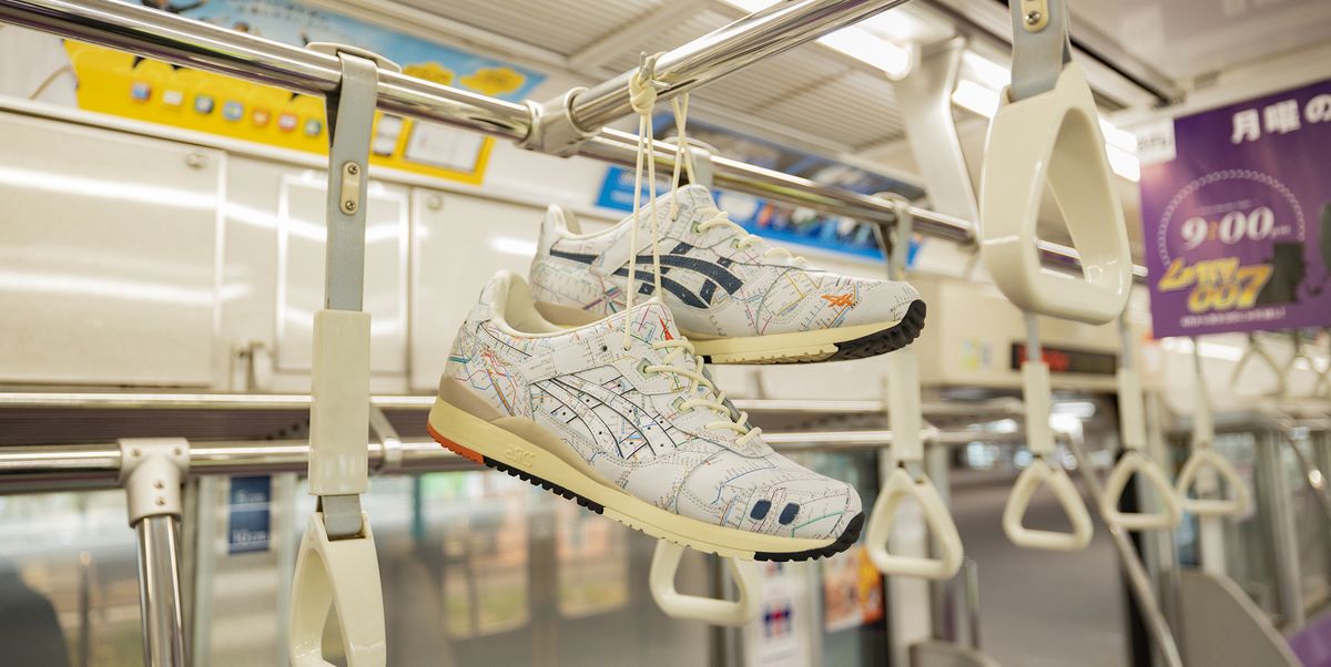 These Asics Sneakers Double as a Map to Tokyo's Subway System