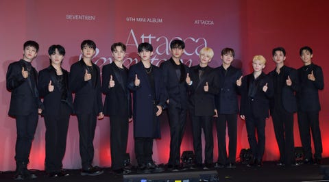 Presentación del lanzamiento del nuevo álbum de SEVENTEEN 'Attacca' diecisiete
