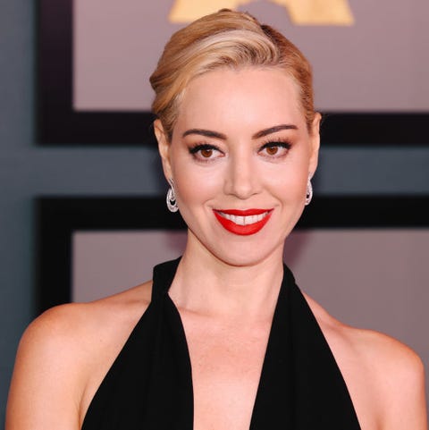 Aubrey Plaza debuts new blonde hair Aubrey Plaza debuts new blonde hair