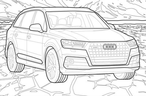 El plan de Audi para esta cuarentena: un libro de dibujo gratuito