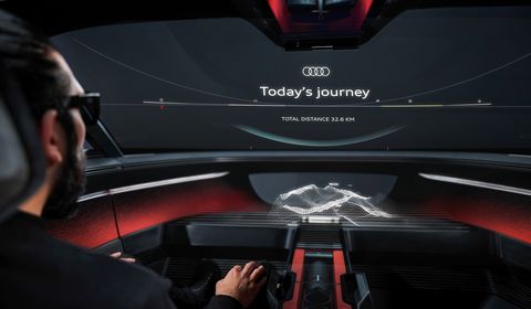 it experts at audi work on exciting future technologies –for example on the recent audi activesphere concept