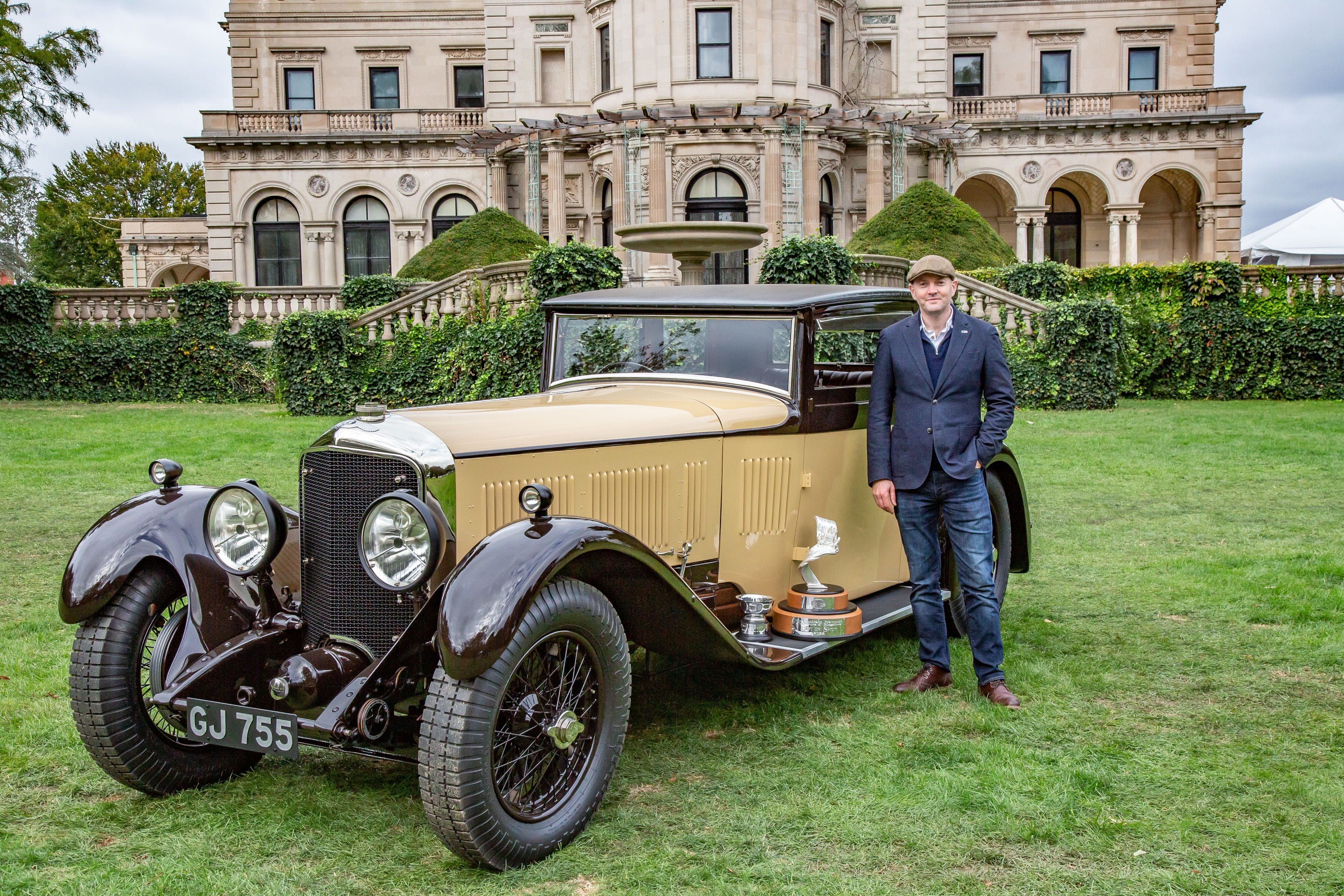 A Soggy, Windy Audrain Concours d'Elegance Muddles Through in Newport