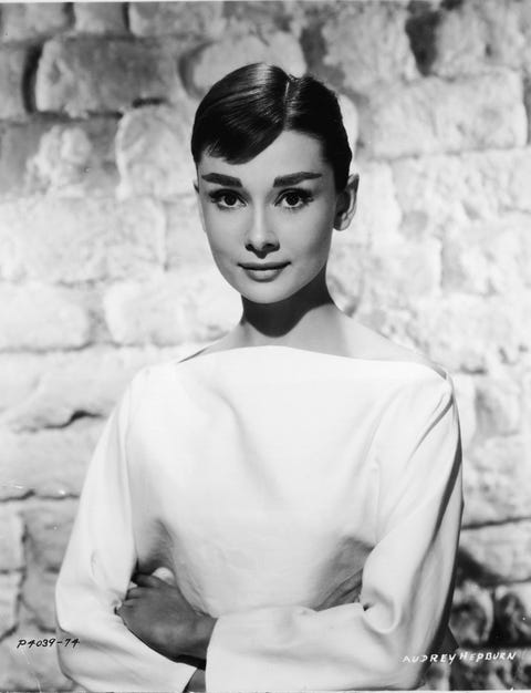 audrey hepburn boat neck