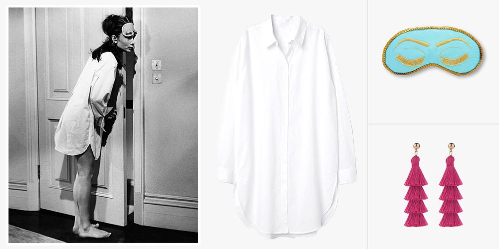 audrey hepburn white dress shirt