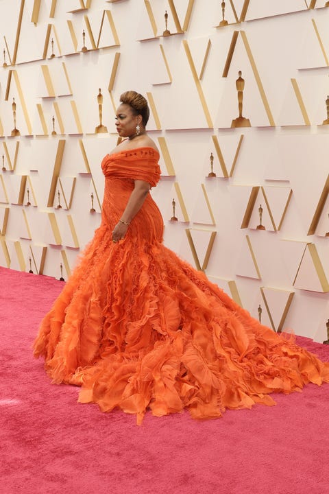 aunjanue ellis oscars 2022 red carpet