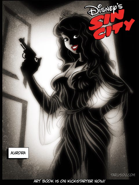 If Disney Princesses Were Sin City Characters