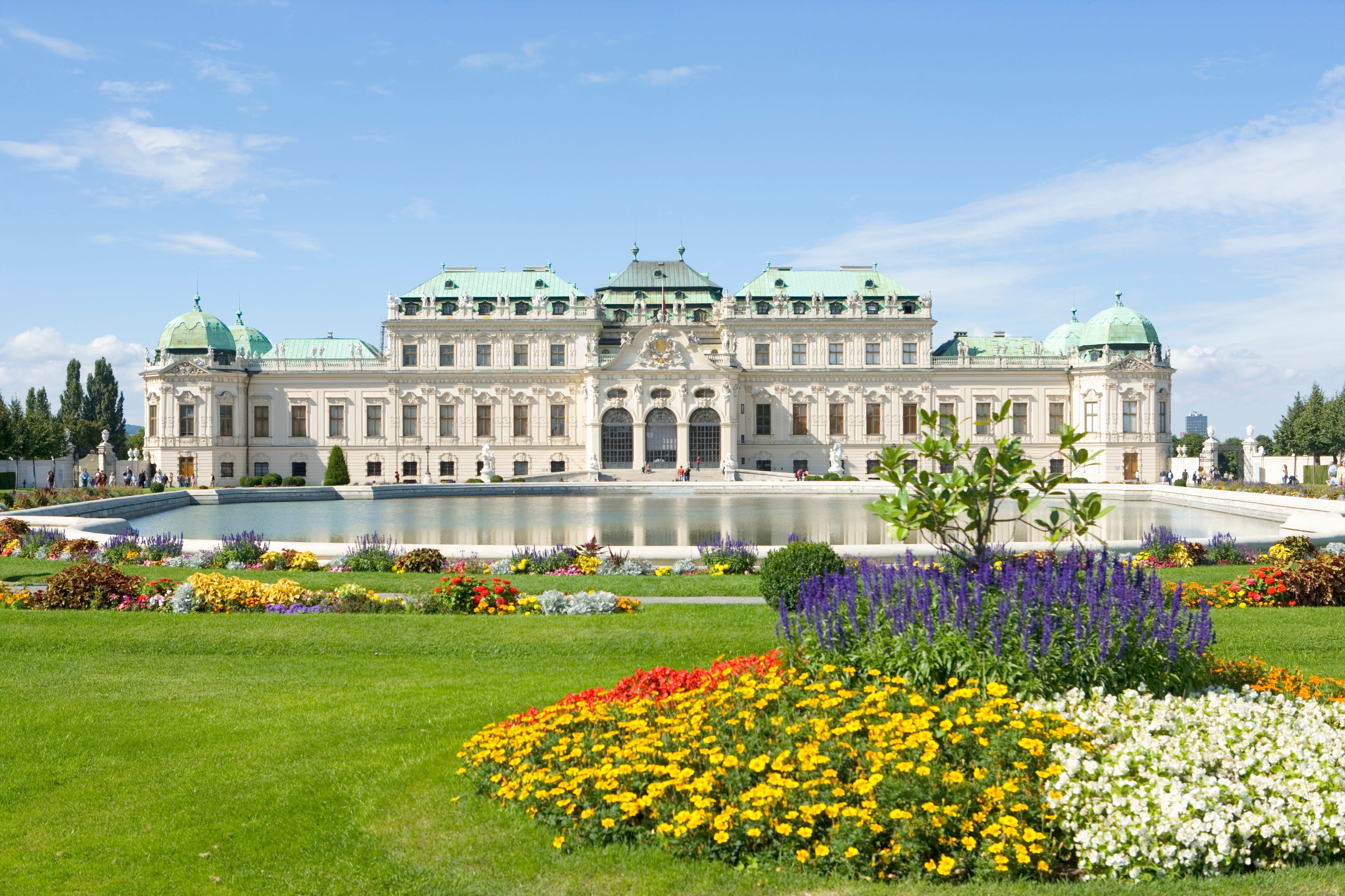 Austria, Vienna, Palazzo e giardini del Belvedere