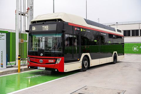 autobús hidrógeno barcelona