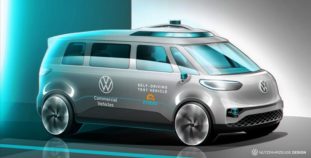 VW Planning Autonomous ID.Buzz Vans for Commercial Use by 2025