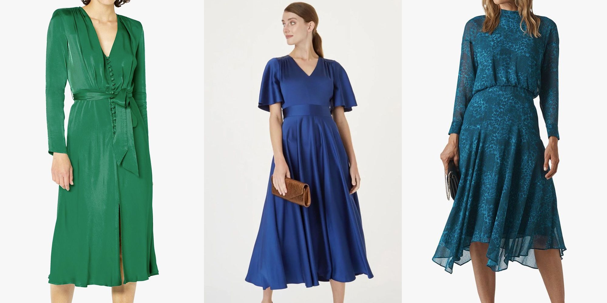 long wedding guest dresses for fall