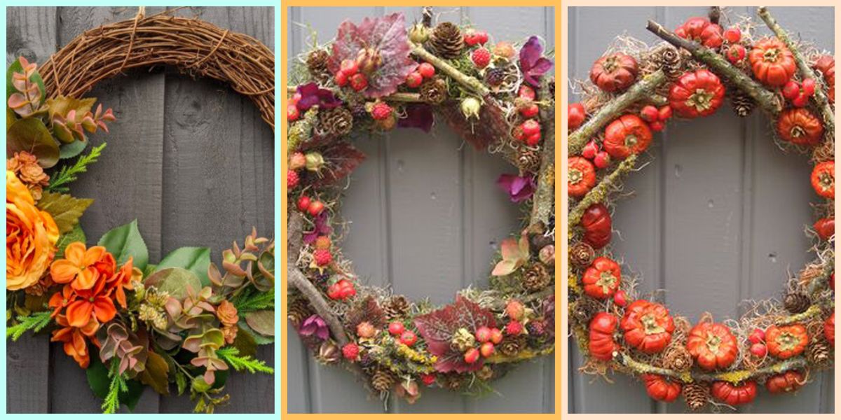 10 Best Autumn Wreaths For A Stunning, Outdoor Door Wreaths Uk