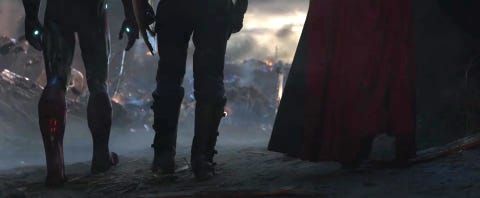 Avengers Endgame, Capitan America, Iron Man, Thor