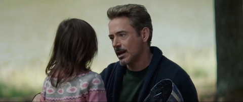 tony stark and morgan pop