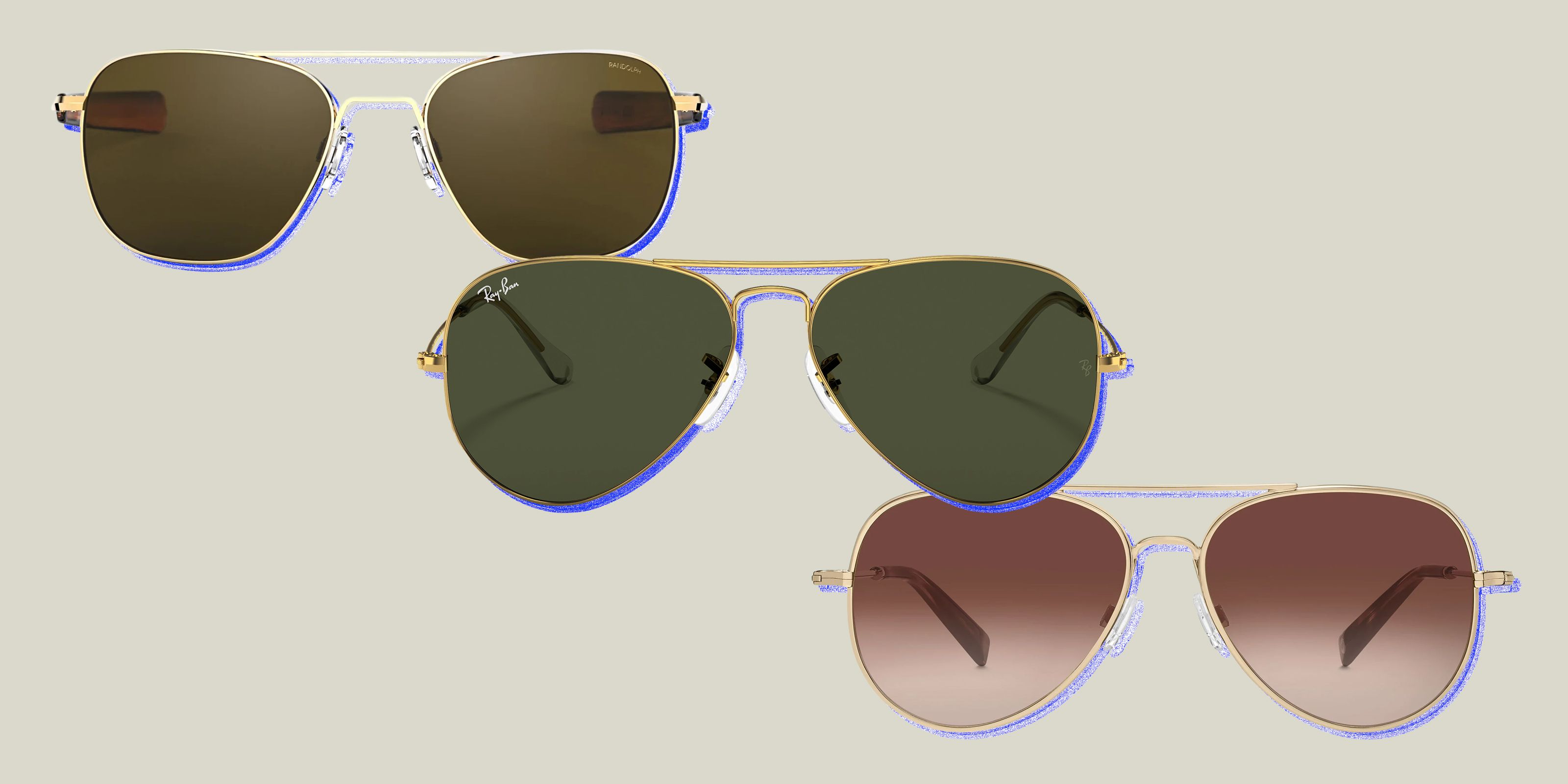 2023 Fashion Pilot Sunglasses For Men Personality Classic Retro