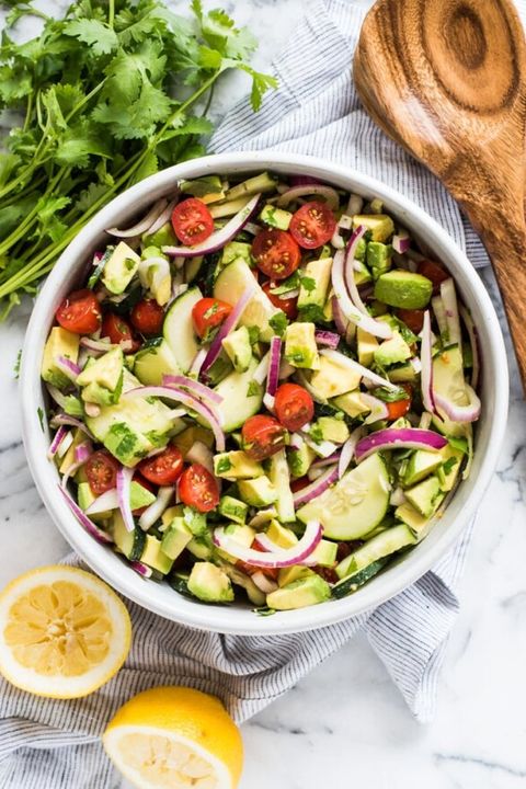 healthy avocado salad